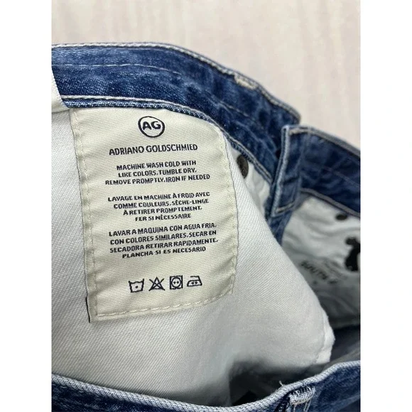 AG Adriano Goldschmied The Ex Boyfriend Slim Jeans Distressed Women's Size 29 - Picture 9 of 13